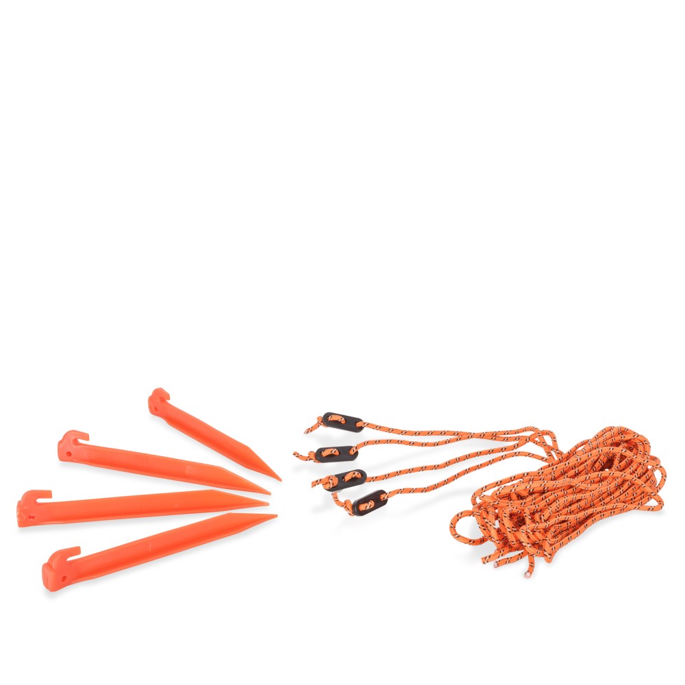 Σετ Αντιανεμικών Σχοινιών 3m & Πασσάλοι για Ομπρέλες / Σκίαστρα