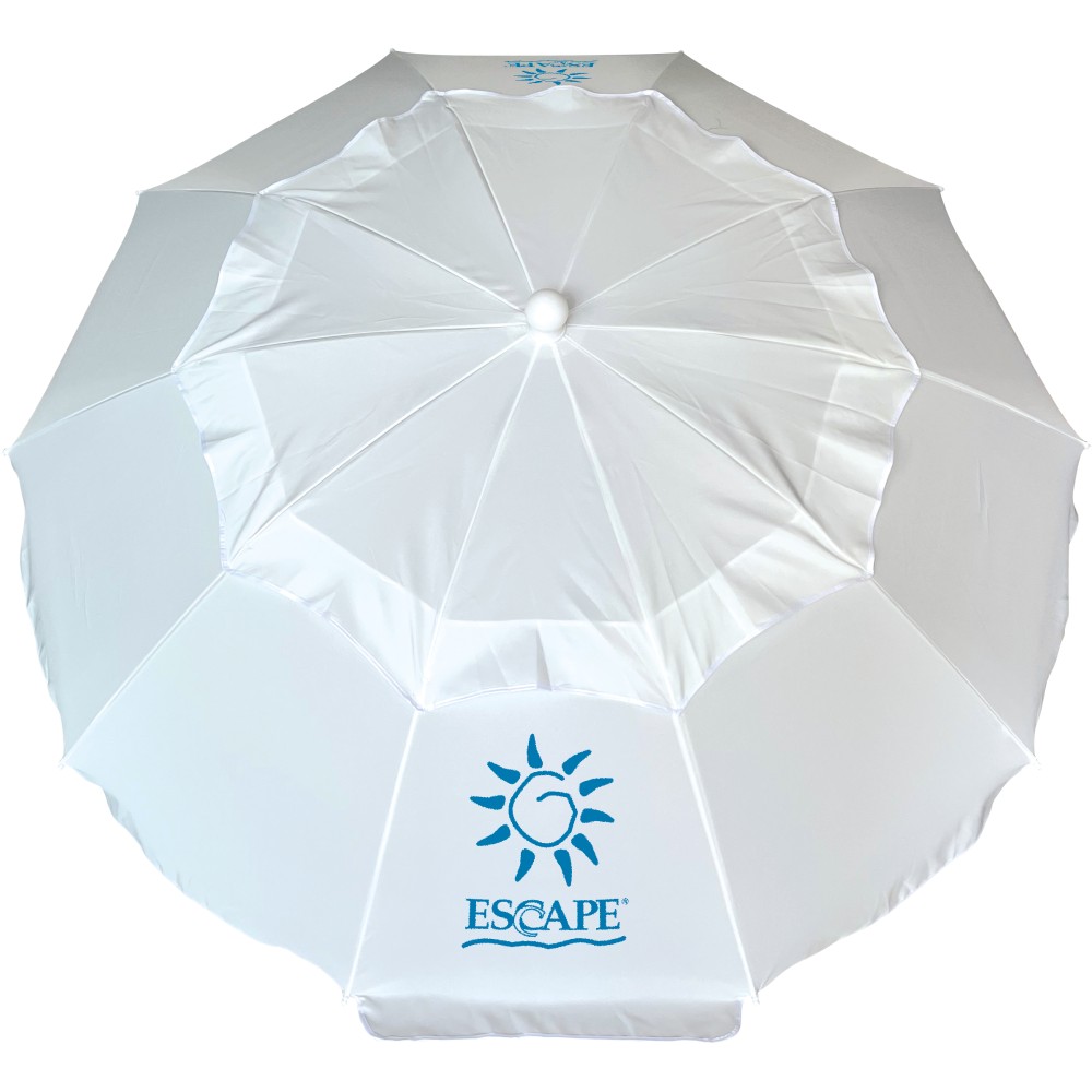 Ομπρέλα Παραλίας Escape 2m 10 Ακτίνες Λευκό