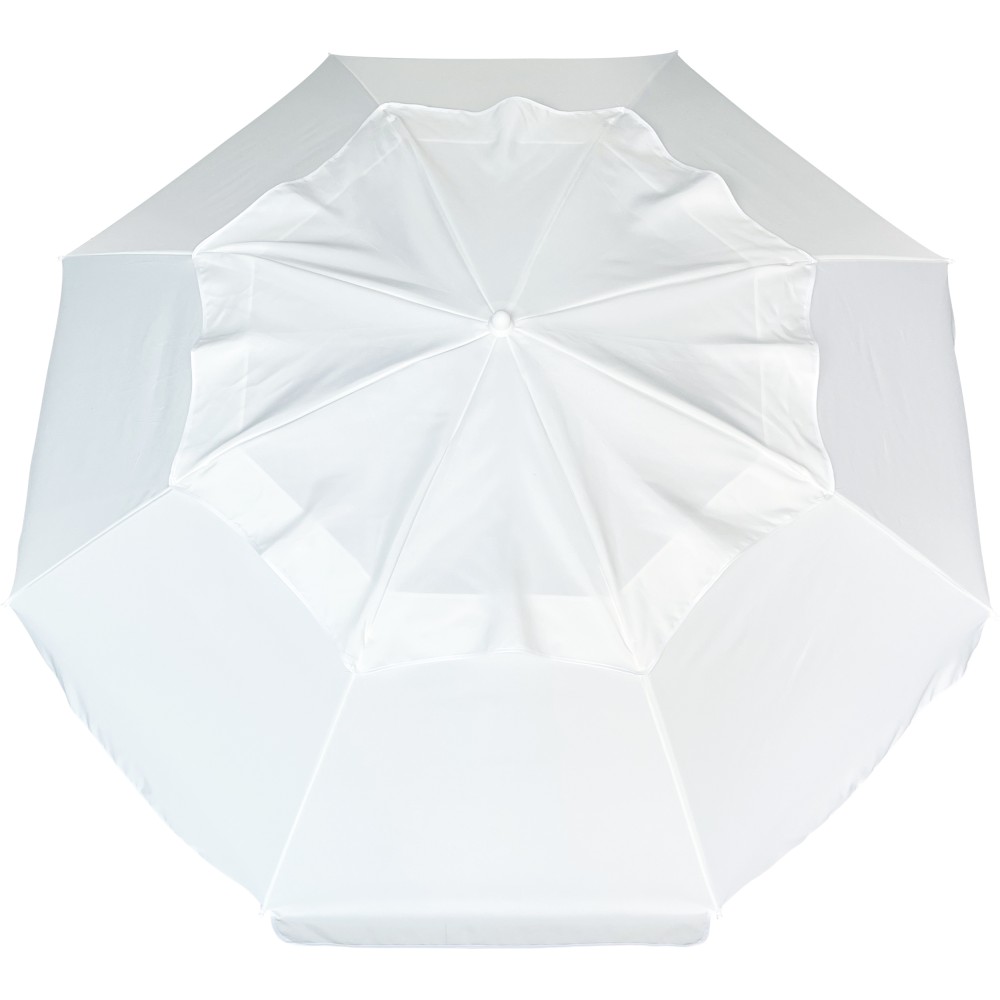 Ομπρέλα Παραλίας 2m 8 Ακτίνες Λευκή