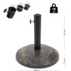 Βάση Ομπρέλας Στρογγυλή Τσιμεντένια 16Kg
