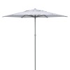 Ομπρέλα Παραλίας/Κήπου Escape 2.4m 6 Ακτίνες Silver Grey