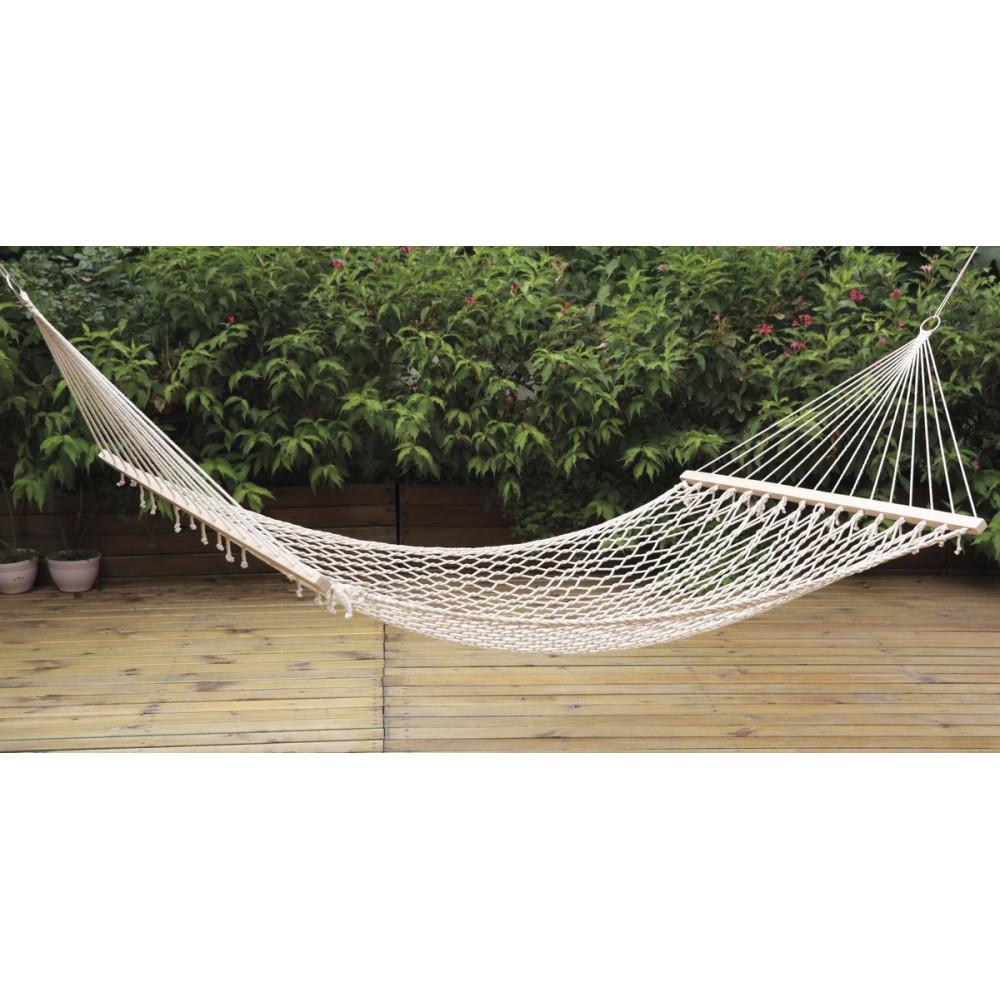 Αιώρα με Ξύλο Διπλή Διχτυωτή