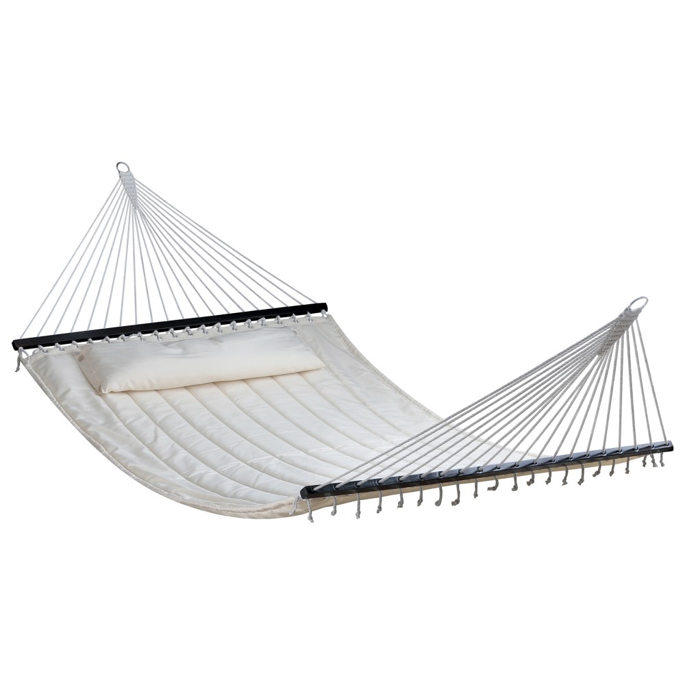 Αιώρα με Ξύλο Διπλή (Μπεζ)