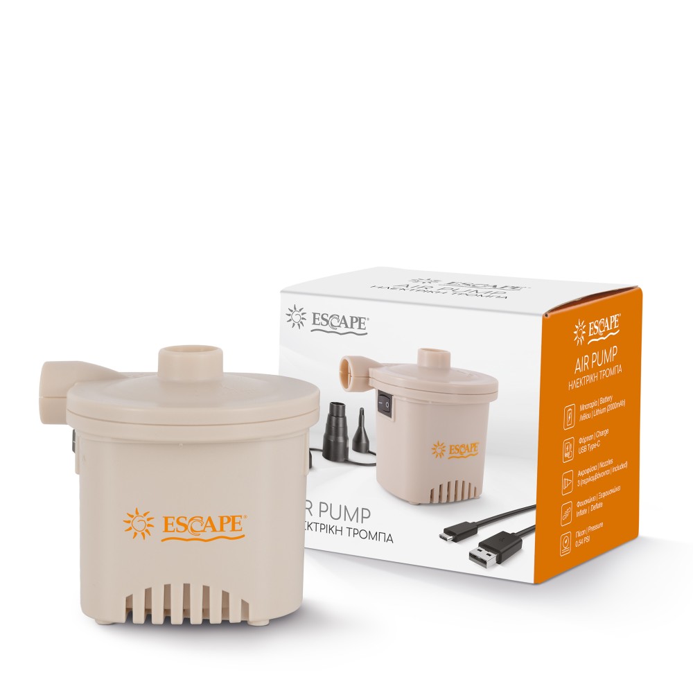 Ηλεκτρική Επαναφορτιζόμενη Τρόμπα Escape