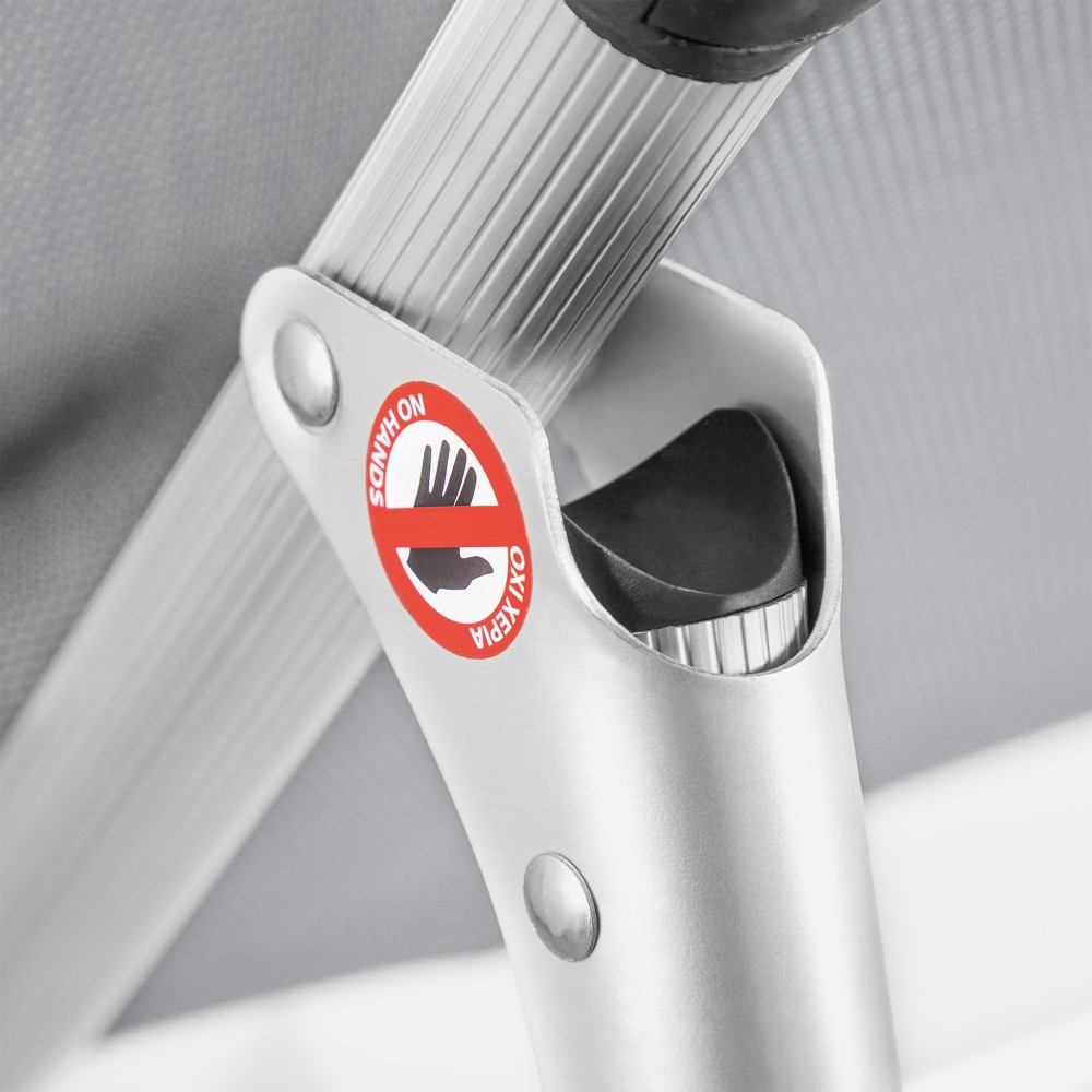 Καρεκλάκι Παραλίας ESCAPE High Άσπρο/Γκρι