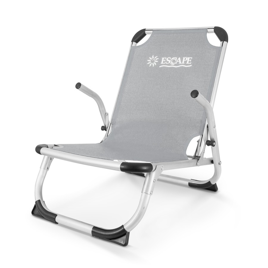 Καρεκλάκι Παραλίας ESCAPE High Άσπρο/Γκρι