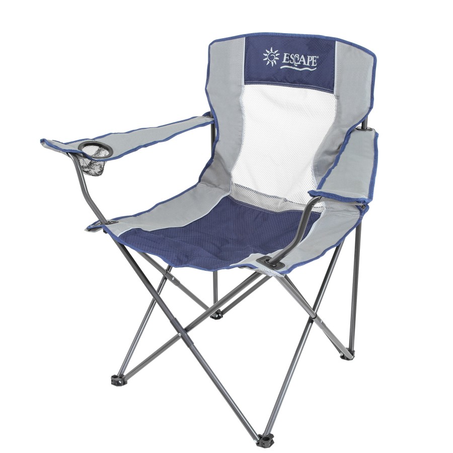 Καρέκλα Σπαστή Escape Γκρι/Μπλε