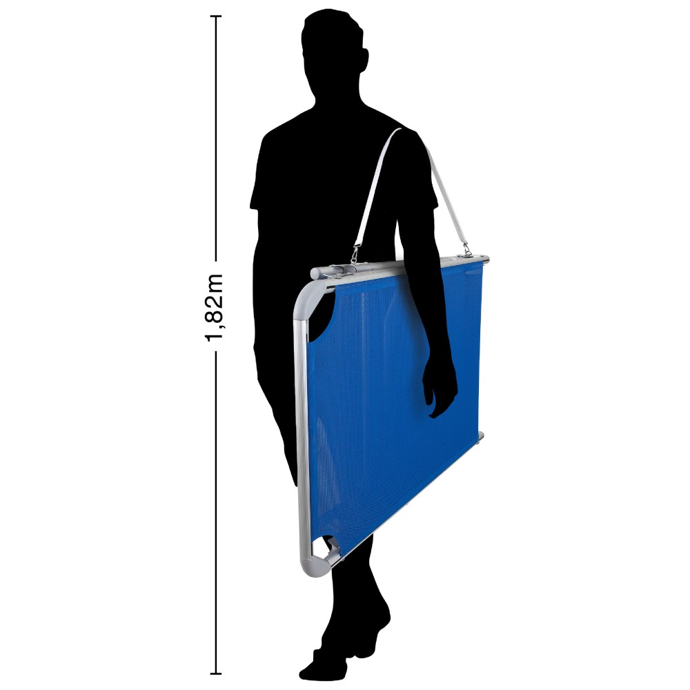 Ξαπλώστρα Τρίσπαστη Παραλίας ESCAPE Max Μπλε