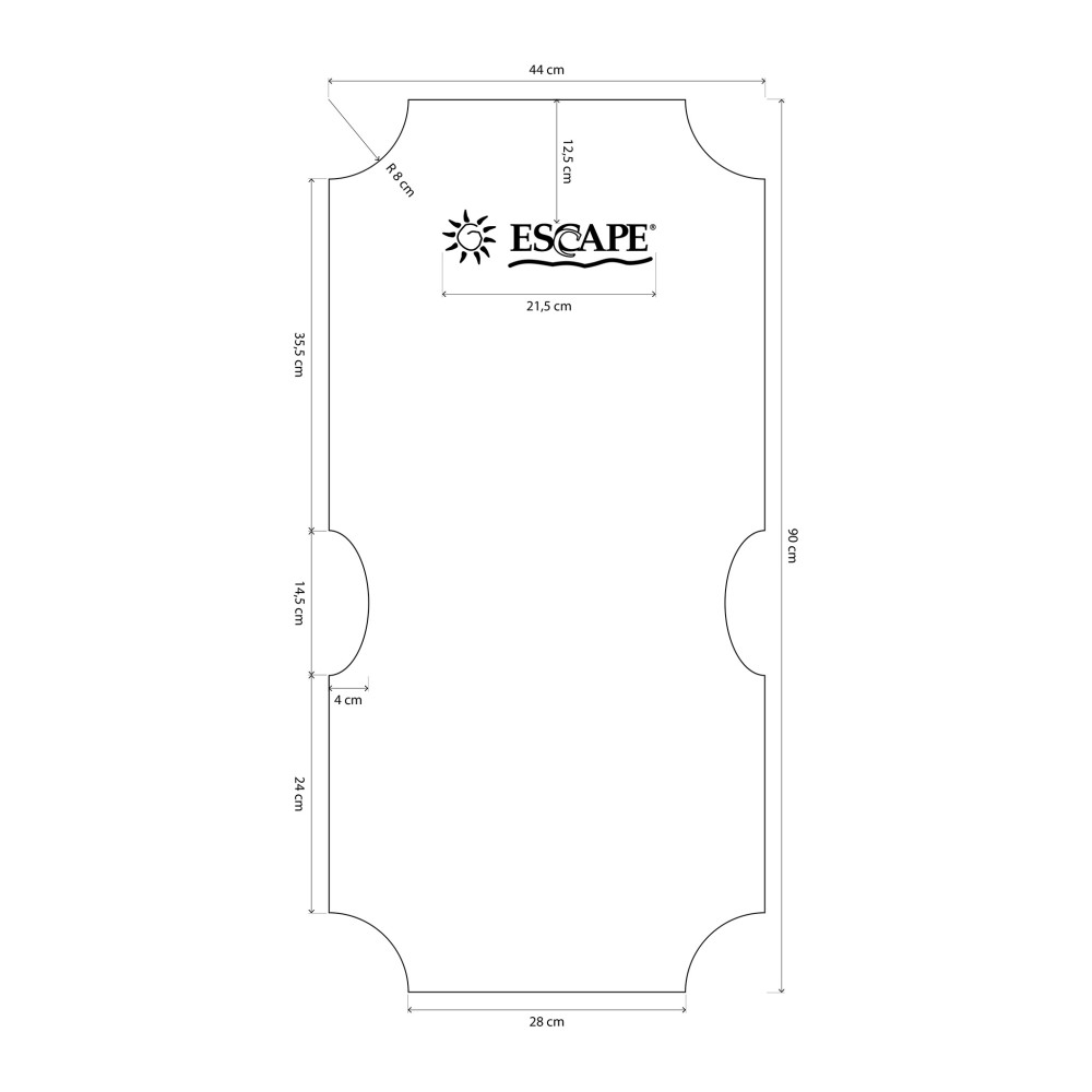 Ανταλλακτικό Ύφασμα Escape High Back / Escape Plus Πετρόλ