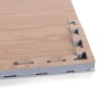 Δάπεδο Προστασίας Puzzle EVA 100x100x2 cm – Ξύλο / Γκρι