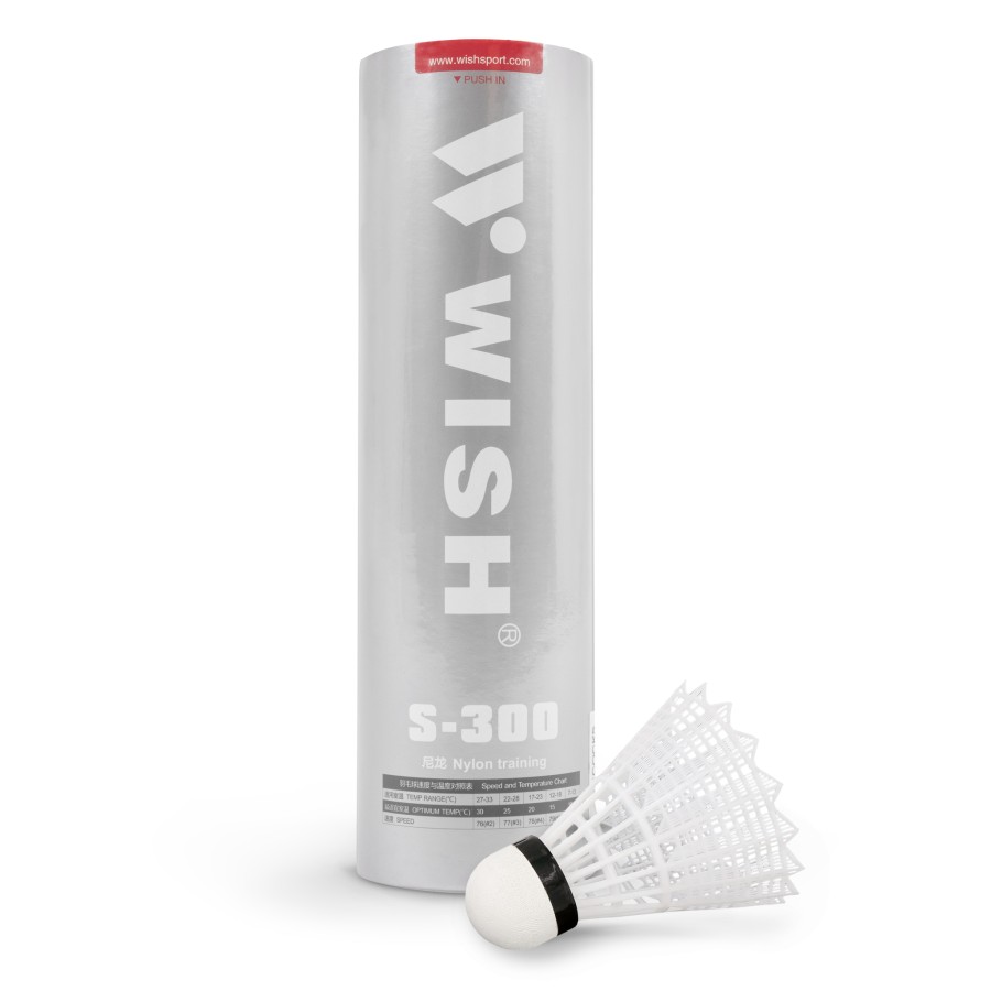 Μπαλάκια Badminton Nylon Shuttlecock S-300 6 τμχ.