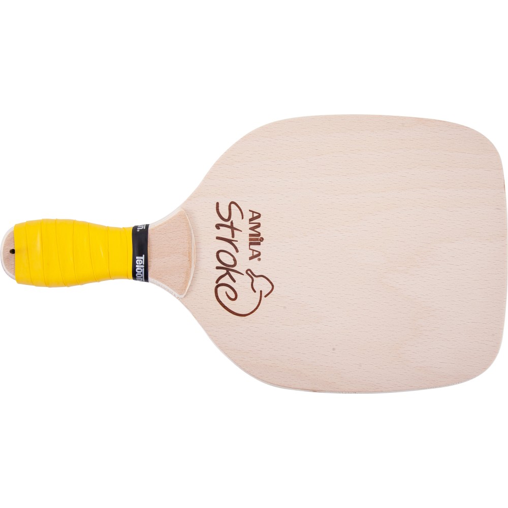 Ρακέτα Παραλίας AMILA Stroke 12mm 400gr Κίτρινο Grip