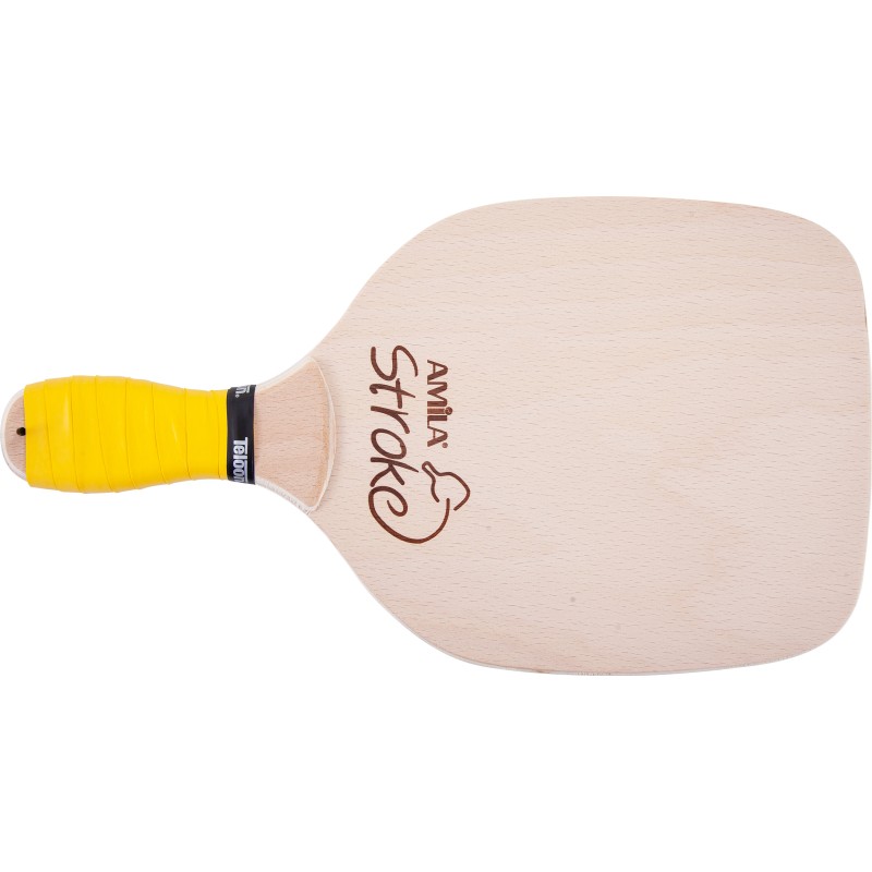 Ρακέτα Παραλίας AMILA Stroke 12mm 400gr Κίτρινο Grip