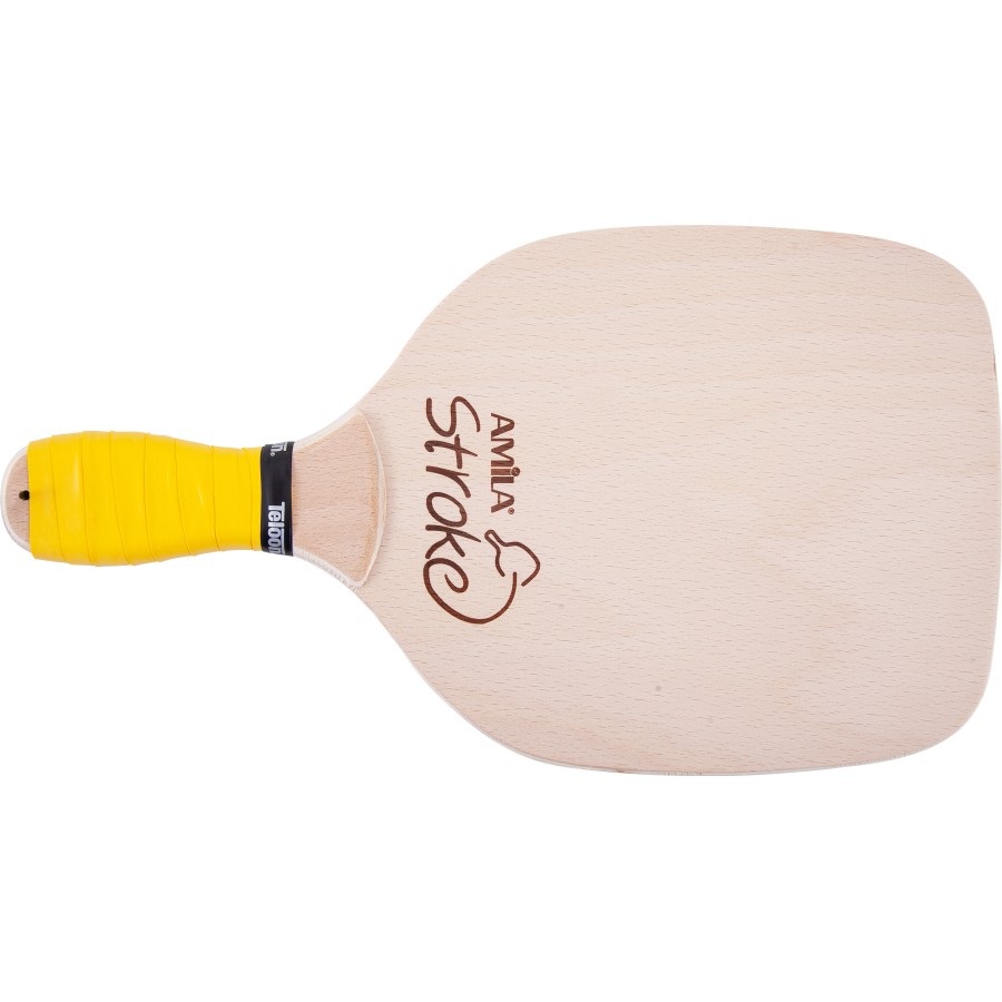 Ρακέτα Παραλίας AMILA Stroke 12mm 400gr Κίτρινο Grip