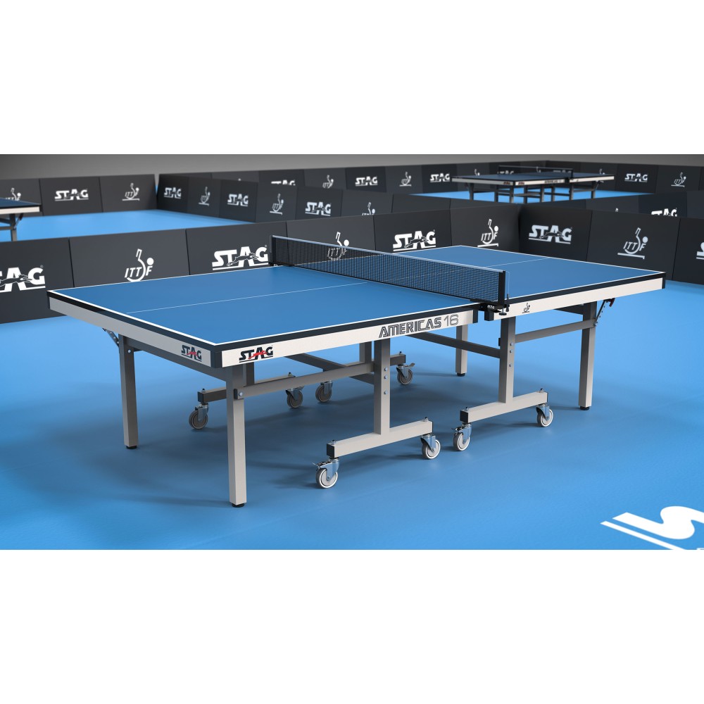 Τραπέζι Ping Pong Εσωτερικού Χώρου Stag Americas Μπλε