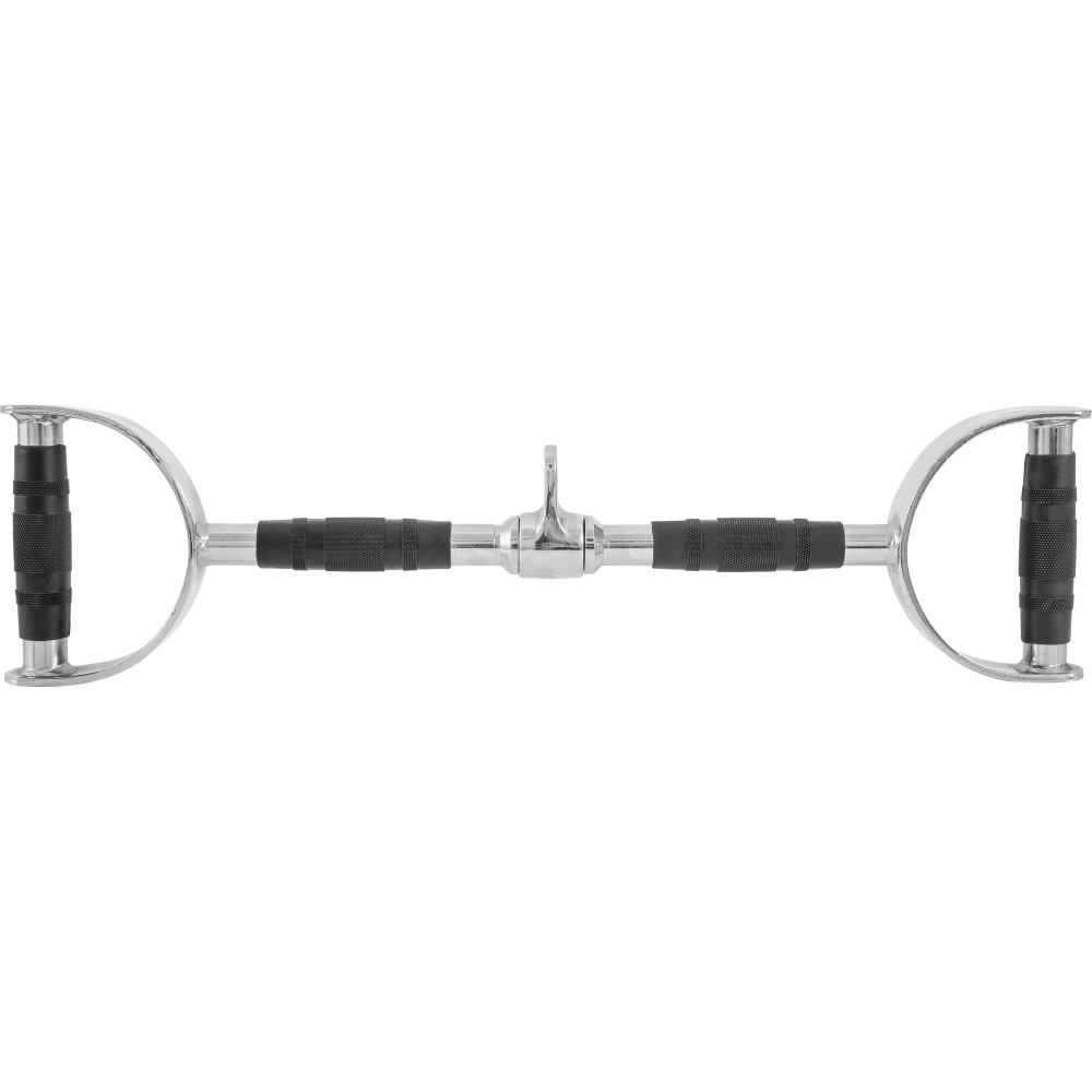 Μπάρα Τροχαλίας με Λαβές με επικάλυψη λάστιχου (61cm)