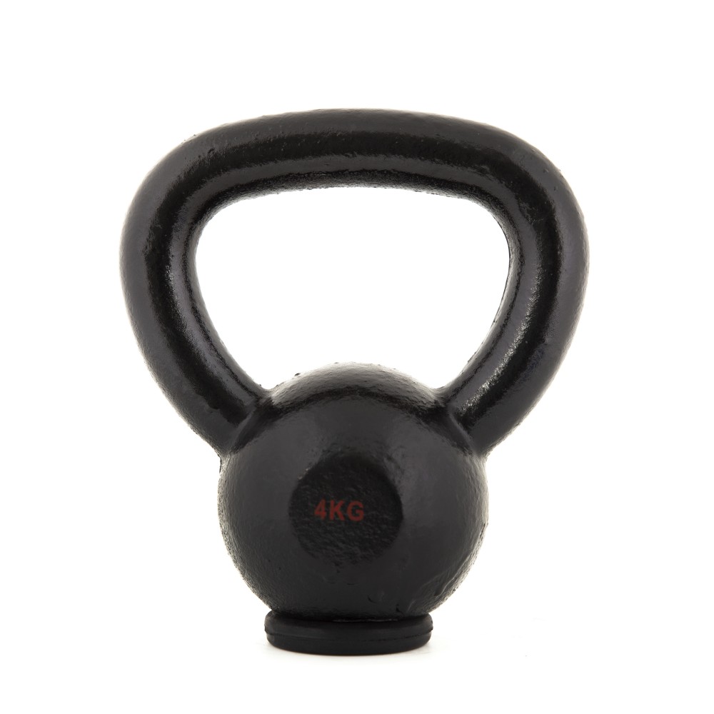 AMILA Kettlebell Cast Iron Rubber Base 4Kg
