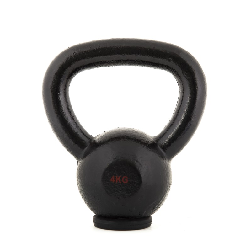 AMILA Kettlebell Cast Iron Rubber Base 4Kg