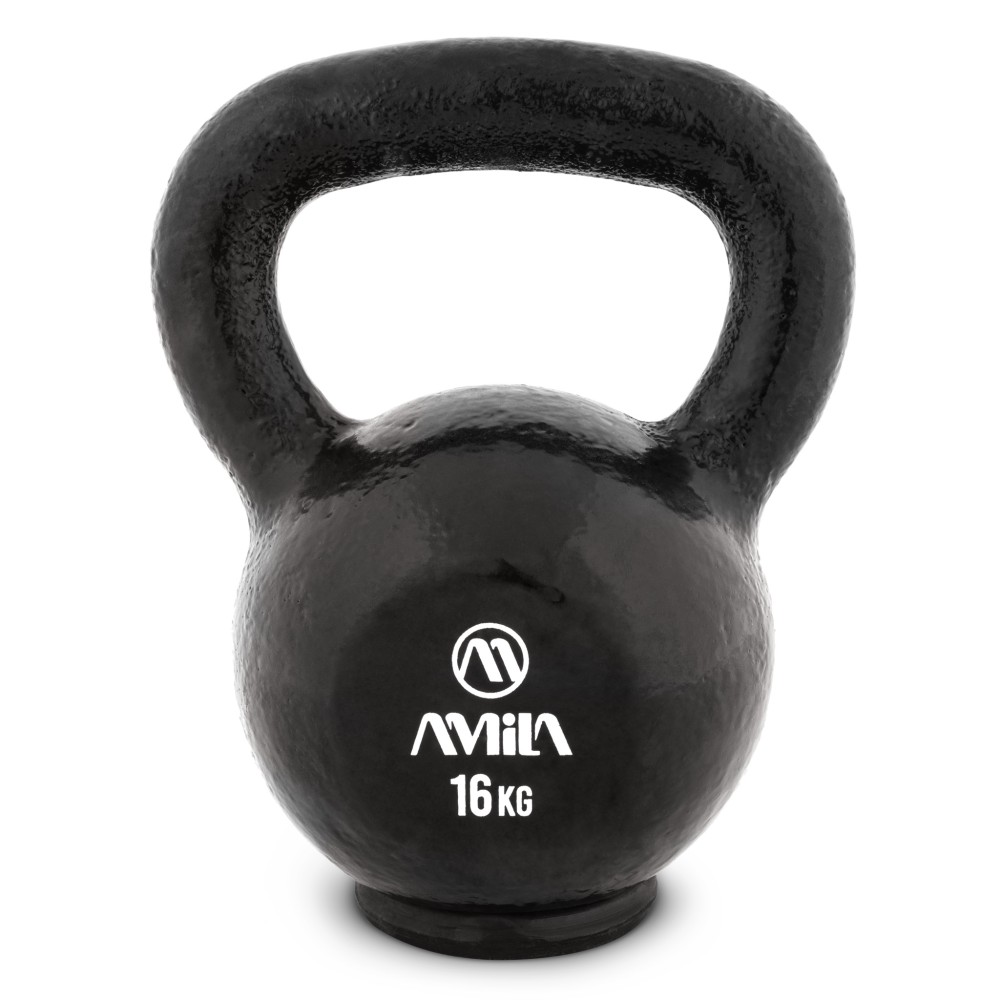 AMILA Kettlebell Cast Iron Rubber Base 16Kg