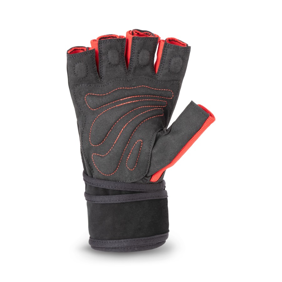 Μισόγαντα Άρσης Βαρών Amara Foreway Μαύρο/Κόκκινο M