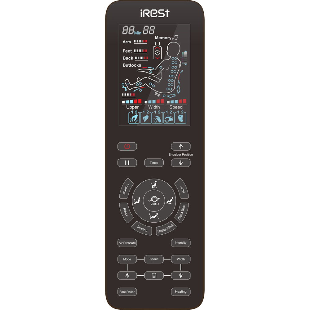 Πολυθρόνα Μασάζ AMILA SL-A305 Μαύρη/Γκρι