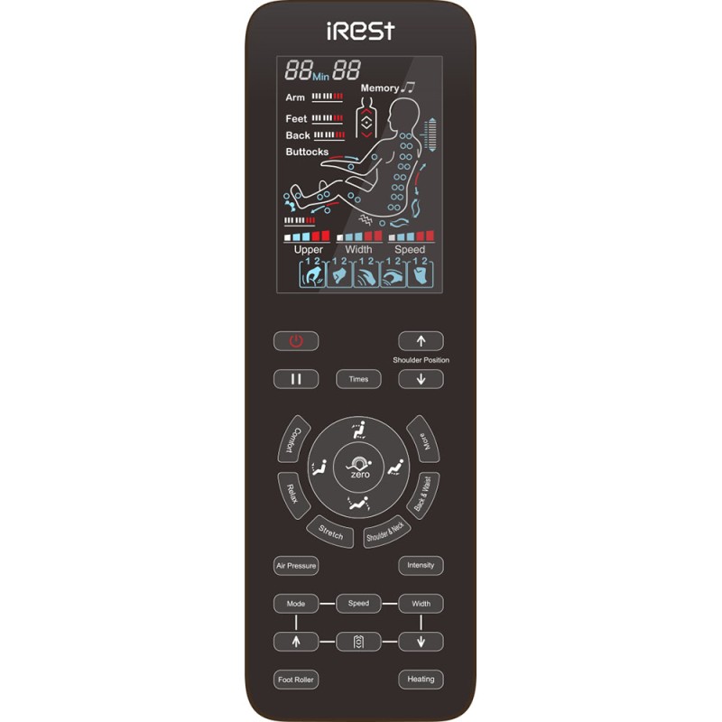 Πολυθρόνα Μασάζ AMILA SL-A305 Μαύρη/Γκρι