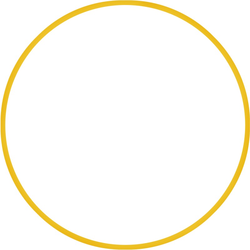 Χούλα-Χουπ 60cm - Φ18mm - 120gr, Κίτρινο