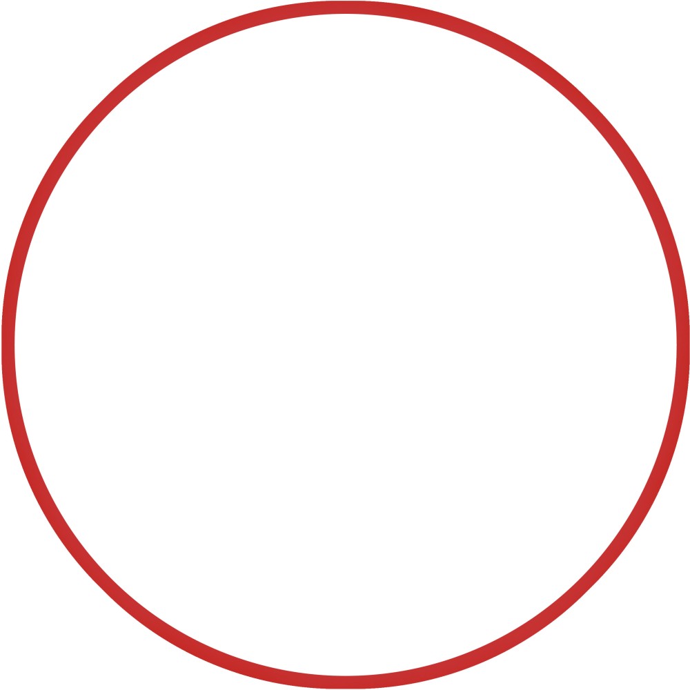 Χούλα-Χουπ 70cm - Φ19mm - 175gr, Κόκκινο