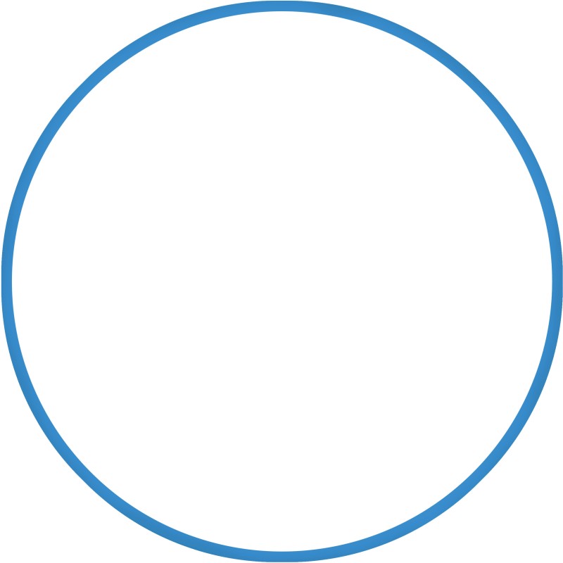 Χούλα-Χουπ 70cm - Φ19mm - 230gr, Μπλε
