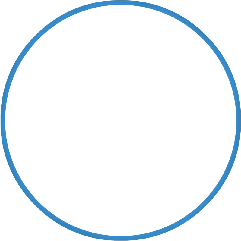 Χούλα-Χουπ 76cm - Φ18mm - 185gr, Μπλε