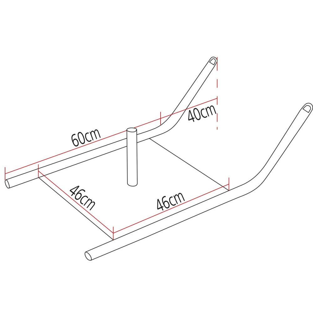 Έλκηθρο έλξης με ζώνη (πτυσσόμενο)