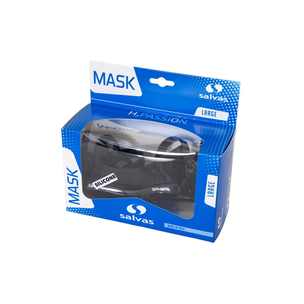Μάσκα Θαλάσσης Salvas Sphera Black