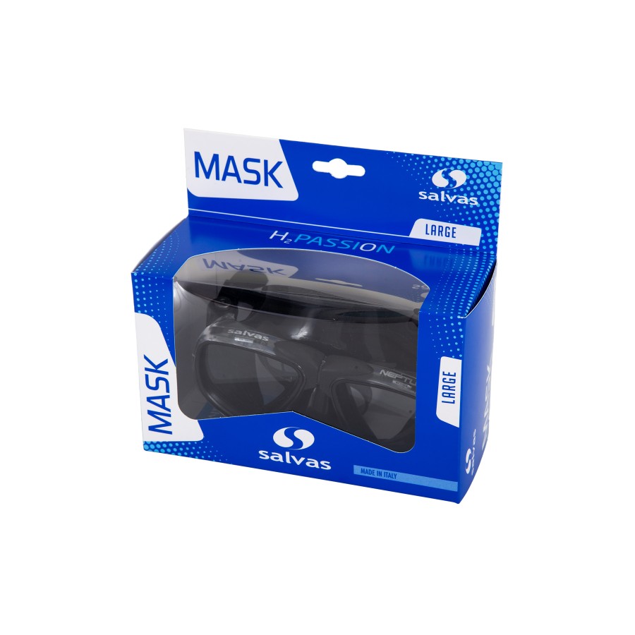 Μάσκα Θαλάσσης Salvas Neptun Black