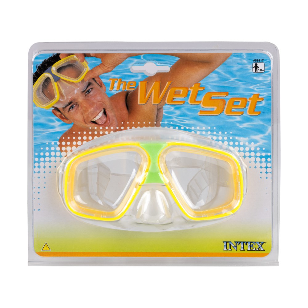 Μάσκα Θαλάσσης INTEX Aqua Vision με δύο γυαλιά
