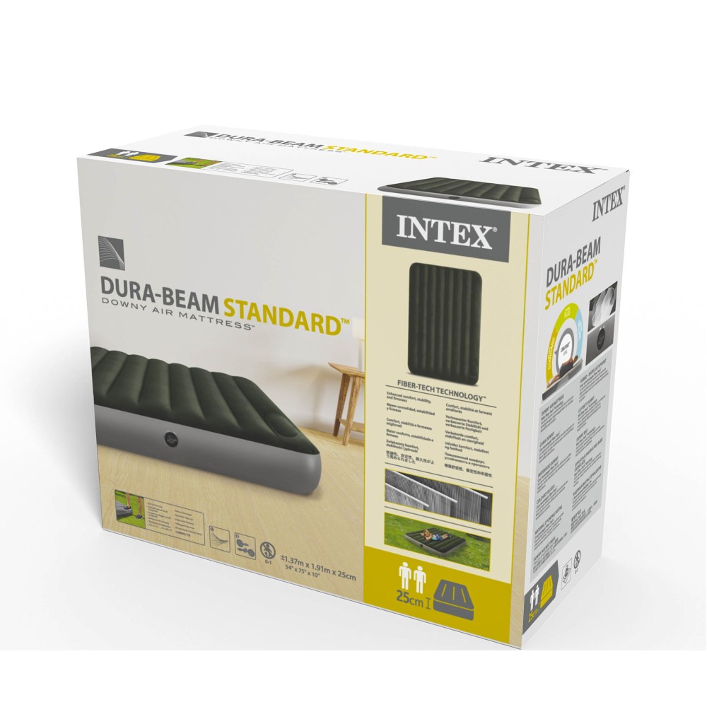 Φουσκωτό Στρώμα Ύπνου Intex Downy Full