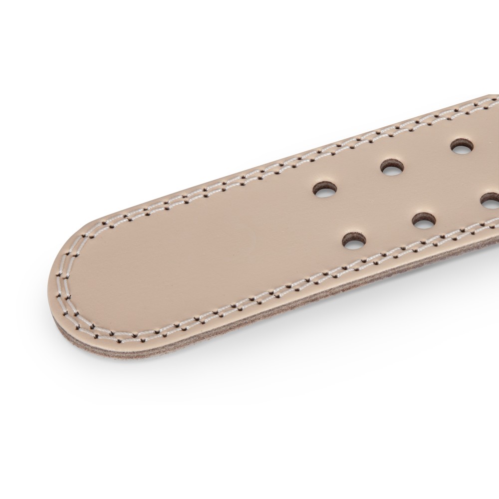 Ζώνη Άρσης Βαρών AMILA Δερμάτινη Μπεζ A Quality L