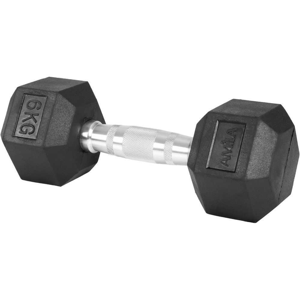 Αλτήρας Εξάγωνος Rubber Cover Class A - 6,0Kg