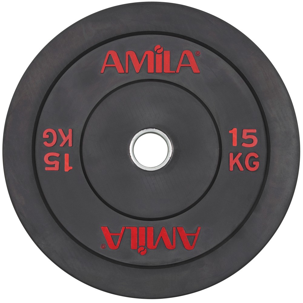 Δίσκος AMILA Black R Bumper 50mm 15Kg