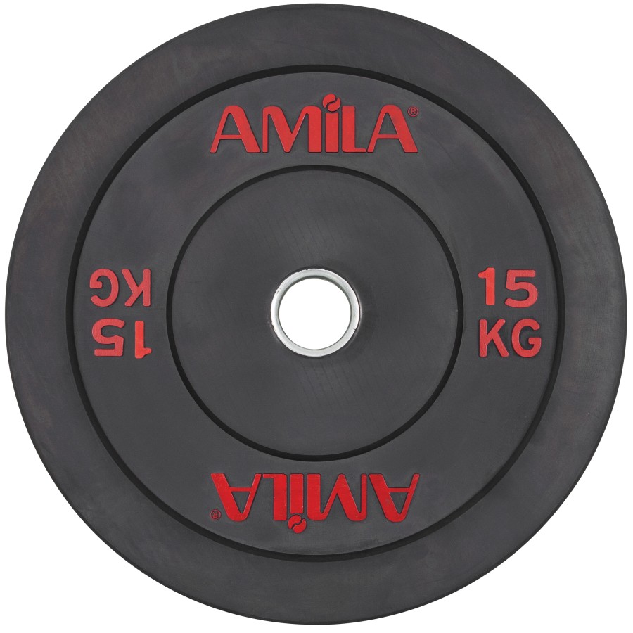 Δίσκος AMILA Black R Bumper 50mm 15Kg