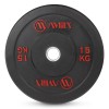Δίσκος AMILA Black R Bumper Slim 50mm 15Kg