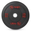 Δίσκος AMILA Black R Bumper Slim 50mm 25Kg