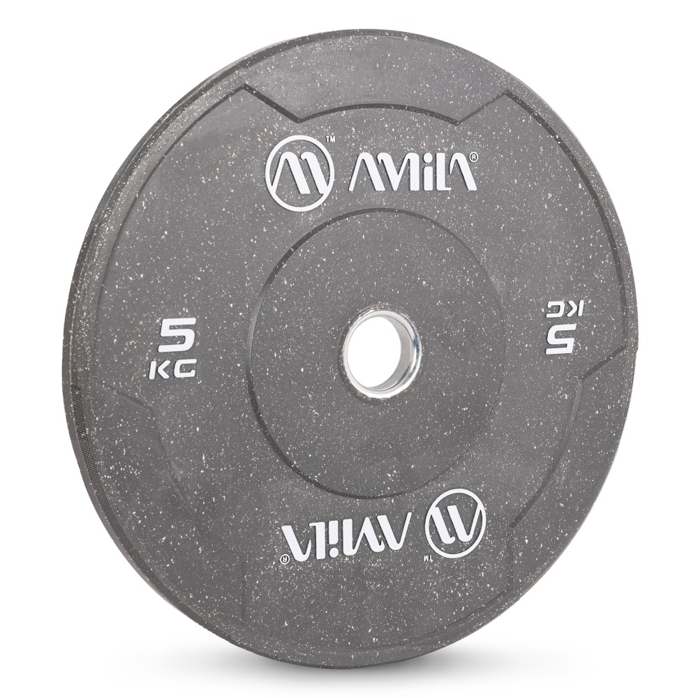 Δίσκος Color Bumper Plate Slim 50 mm 5 kg – Γκρι