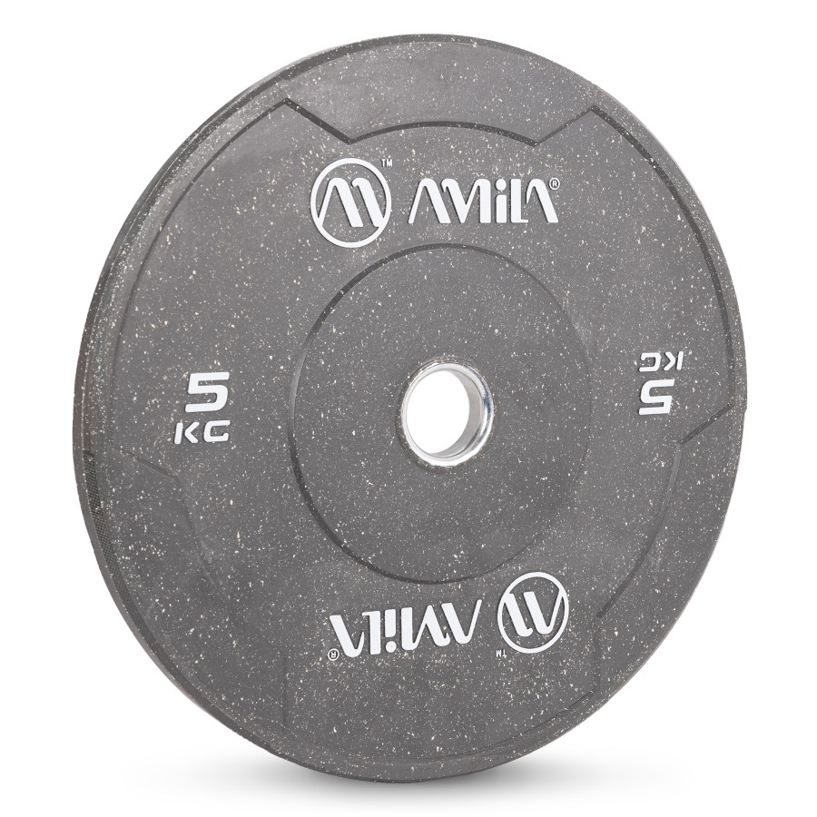 Δίσκος Color Bumper Plate Slim 50 mm 5 kg – Γκρι