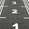 Χλοοτάπητας Sprint Track με Αρίθμηση Μήκους 10m Μαύρο