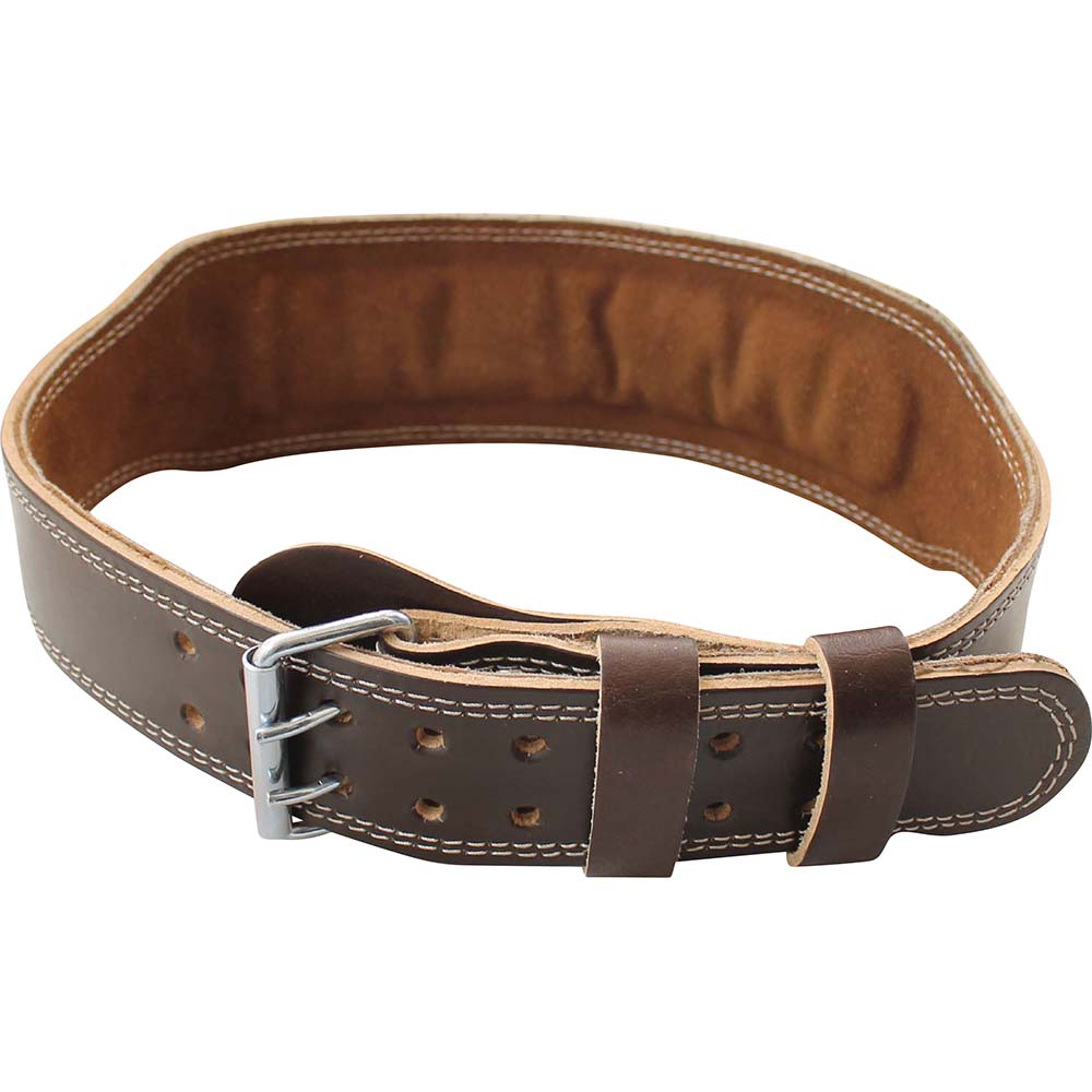 Ζώνη Άρσης Βαρών AMILA Δερμάτινη Καφέ B Quality XL