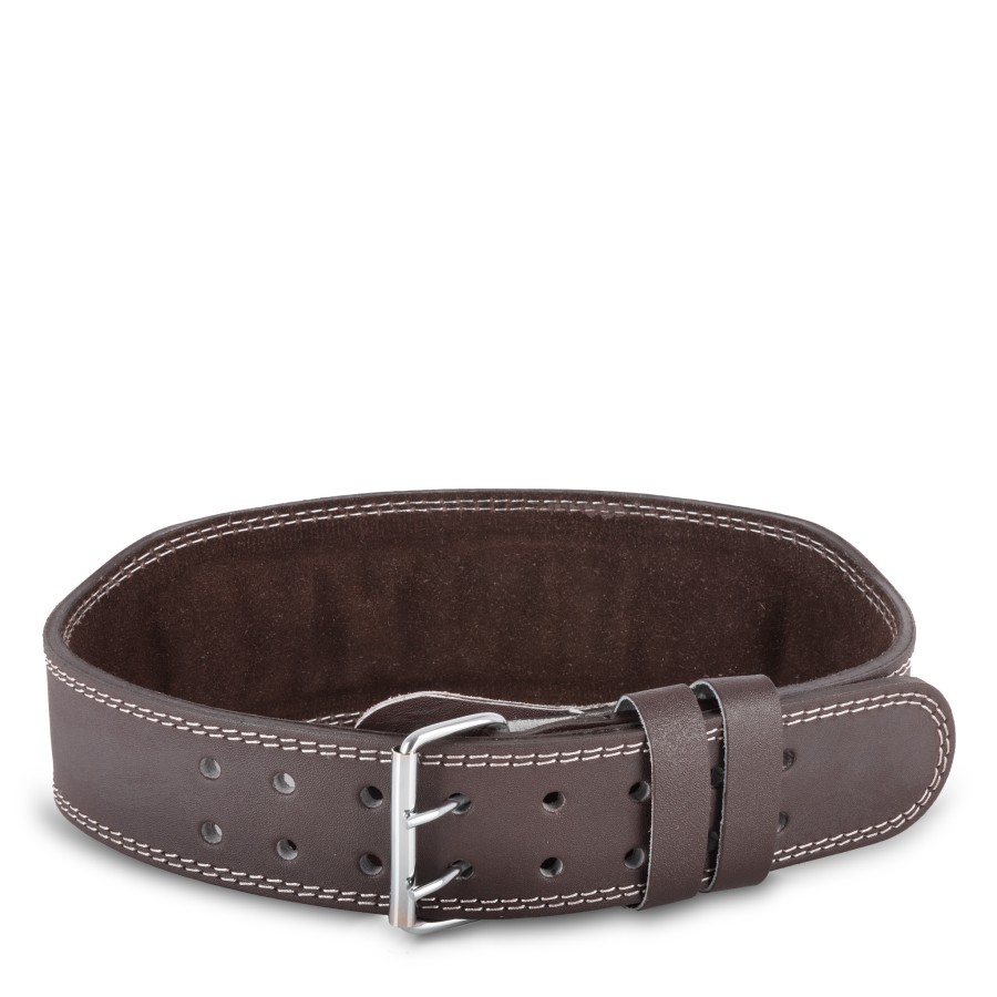 Ζώνη Άρσης Βαρών AMILA Δερμάτινη Καφέ C Quality XL