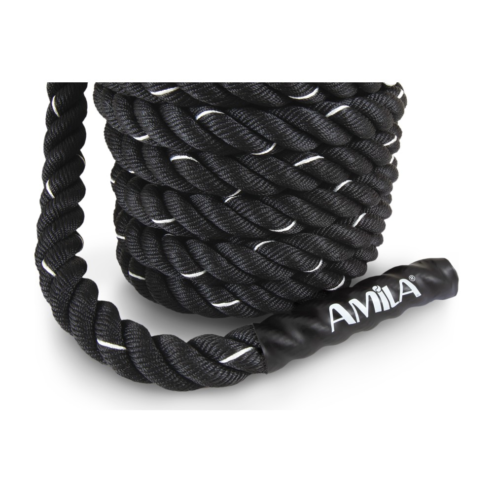 Σχοινί Προπόνησης Crossfit AMILA Battle Rope NS 15m