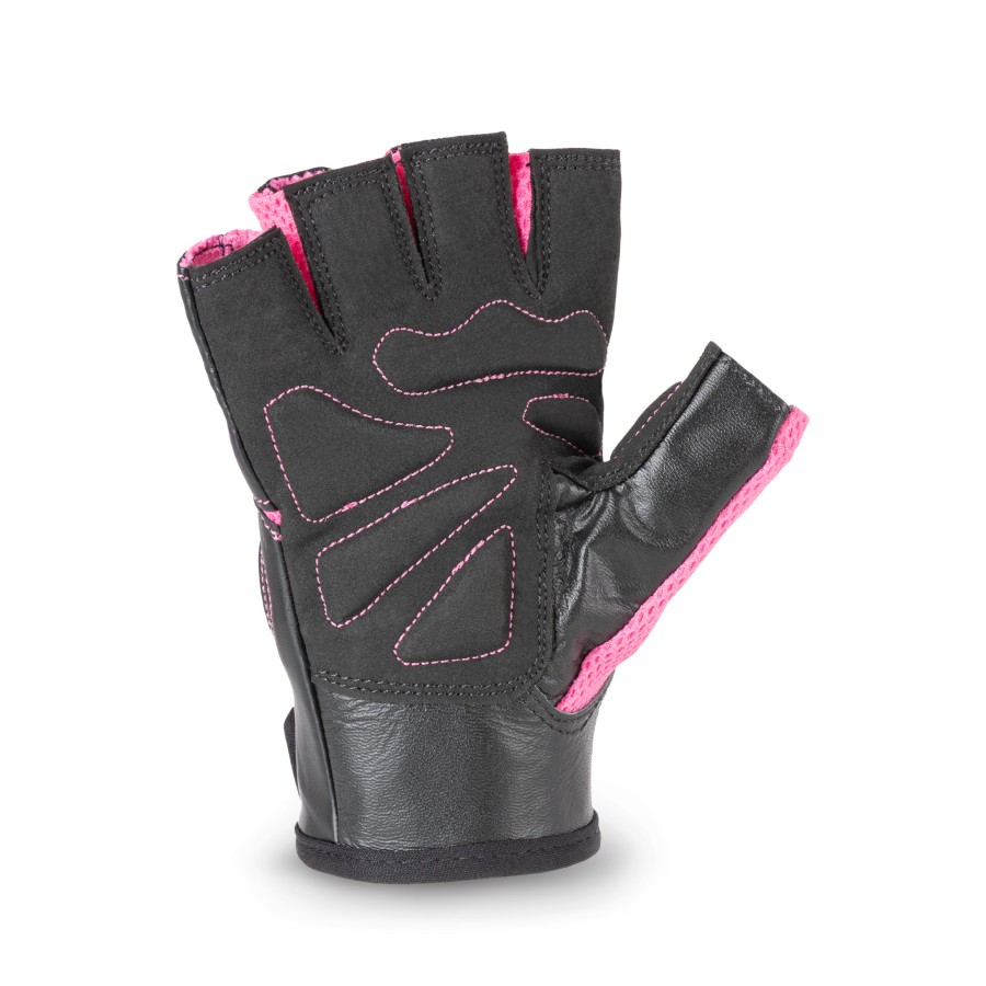 Γάντια Άρσης Βαρών AMILA Amara PU Ροζ/Μαύρο S