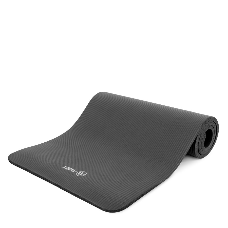 Στρώμα Γυμναστικής NBR 10mm 90Kg 142cm Μαύρο