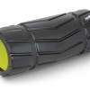 AMILA Foam Roller Arrow Φ14x33cm Μαύρο/Λάιμ
